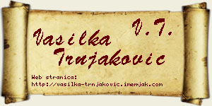 Vasilka Trnjaković vizit kartica